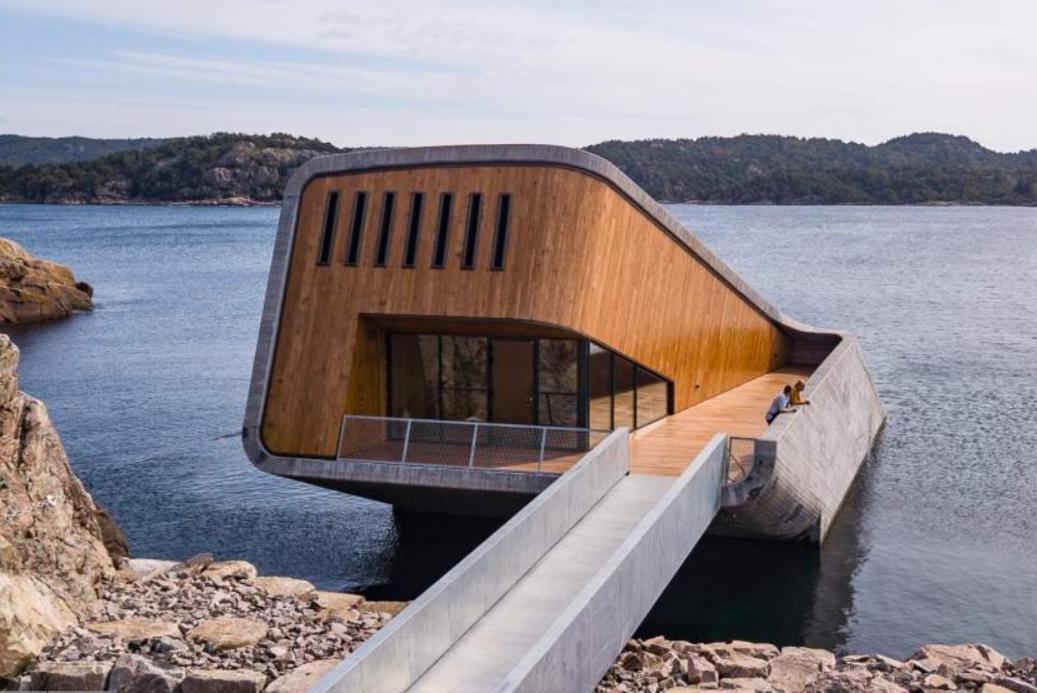 Apartment With Boat Spangereid Exteriör bild